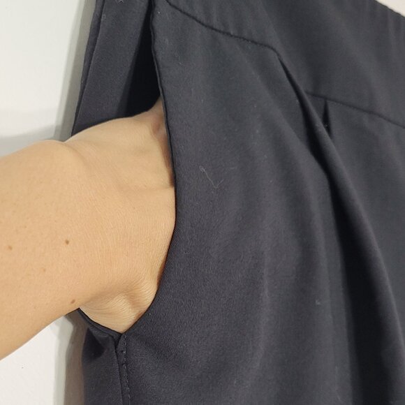 HKR Collections Women Black Back Zip Business Casual Pleated Mini Skirt Size XL - Picture 5 of 12